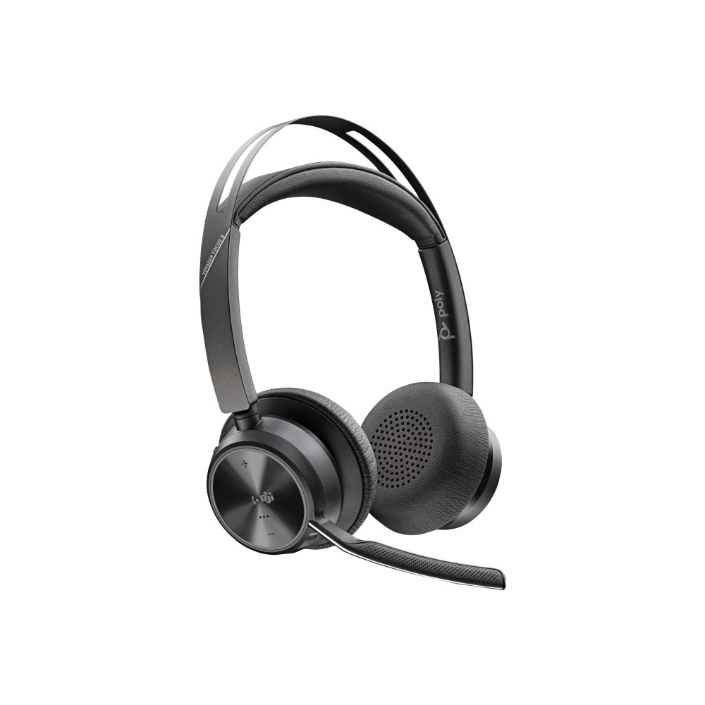Produktbild för HP Poly Voyager Focus 2 - headset - USB-C via Bluetooth-adapter