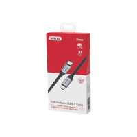 Produktbild för Unitek - USB typ C-kabel - USB-C till USB-C - 1 m