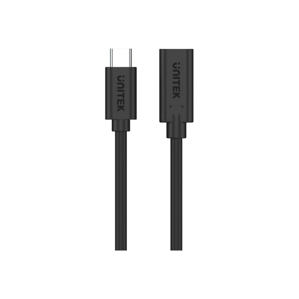 Produktbild för Unitek C14086BK - USB typ C-förlängningskabel - USB-C till USB-C - 50 cm