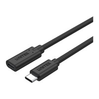 Produktbild för Unitek C14086BK - USB typ C-förlängningskabel - USB-C till USB-C - 50 cm