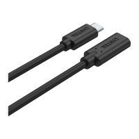 Produktbild för Unitek C14086BK - USB typ C-förlängningskabel - USB-C till USB-C - 50 cm