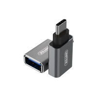 Produktbild för Unitek Y-A025CGY - USB typ C-adapter - USB-C till USB typ A