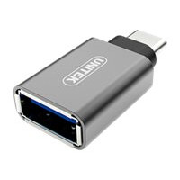 Produktbild för Unitek Y-A025CGY - USB typ C-adapter - USB-C till USB typ A