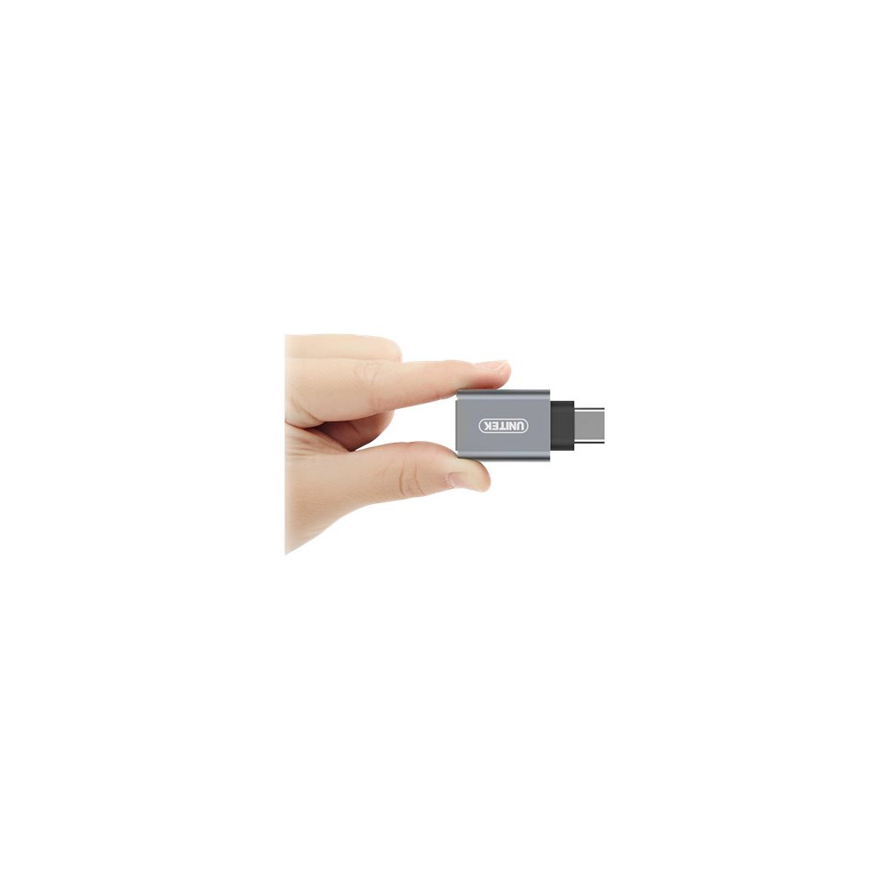 Produktbild för Unitek Y-A025CGY - USB typ C-adapter - USB-C till USB typ A