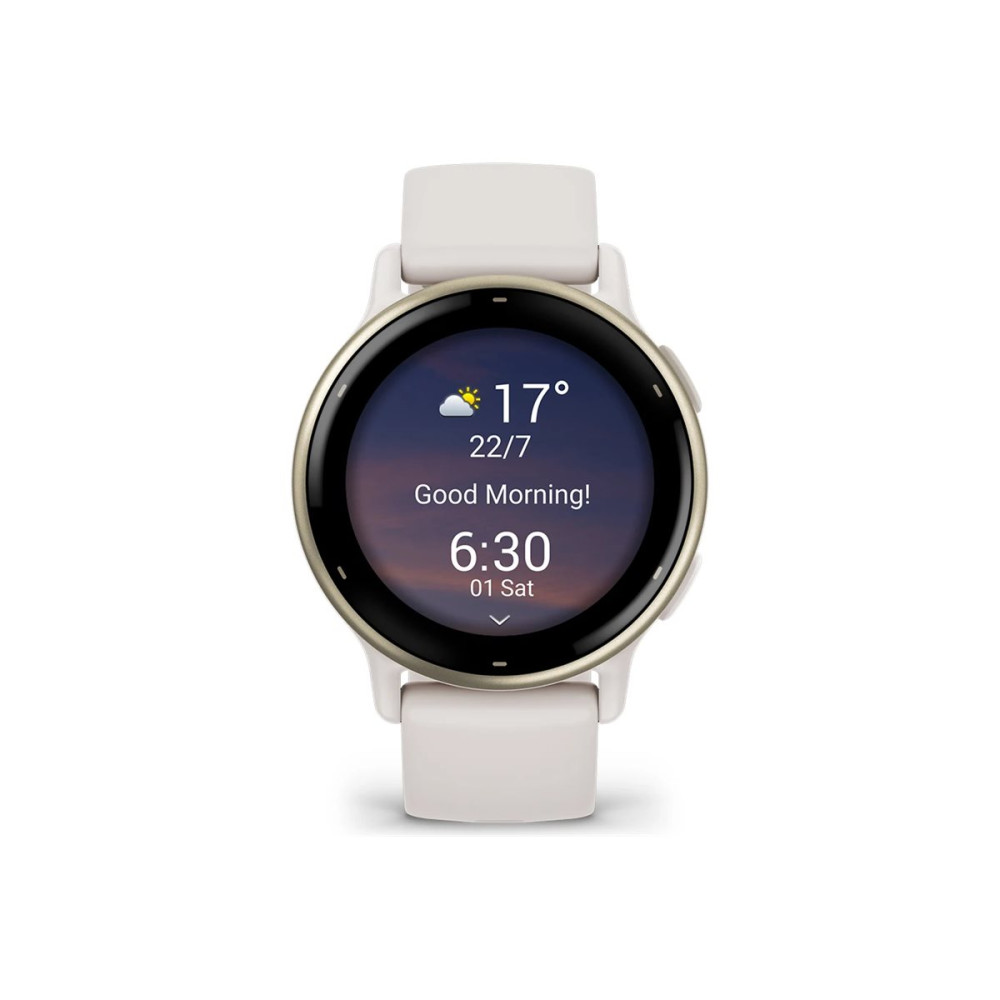 Produktbild för Garmin vívoactive 5 - elfenben - smart klocka med band - 4 GB