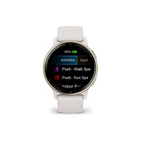 Produktbild för Garmin vívoactive 5 - elfenben - smart klocka med band - 4 GB