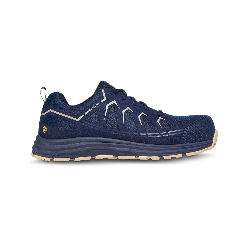 Produktbild för Malad II Safety Shoe Navy Male (Öppnad)
