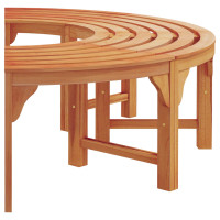 Produktbild för Trädbänk 2 pcs Naturfärg 160 x 80 x 45cm Massiv Eukalyptus Trä