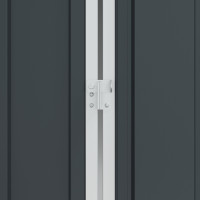 Produktbild för Fågelbur Antracit 215 x 310 x 247 cm Galvaniserat Stål
