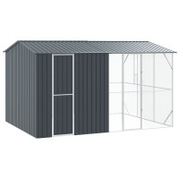 Produktbild för Fågelbur Antracit 430 x 310 x 247 cm Galvaniserat Stål