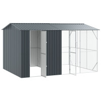 Produktbild för Fågelbur Antracit 430 x 310 x 247 cm Galvaniserat Stål
