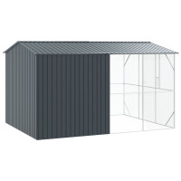 Produktbild för Fågelbur Antracit 430 x 310 x 247 cm Galvaniserat Stål