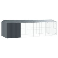 Produktbild för Fågelbur Antracit 860 x 310 x 247 cm Galvaniserat Stål