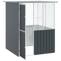 Produktbild för Fågelbur Antracit 165 x 165 x 200 cm Galvaniserat Stål