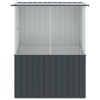 Produktbild för Fågelbur Antracit 165 x 165 x 200 cm Galvaniserat Stål