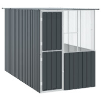 Produktbild för Fågelbur Antracit 165 x 318 x 200 cm Galvaniserat Stål