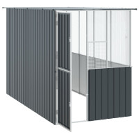 Produktbild för Fågelbur Antracit 165 x 318 x 200 cm Galvaniserat Stål