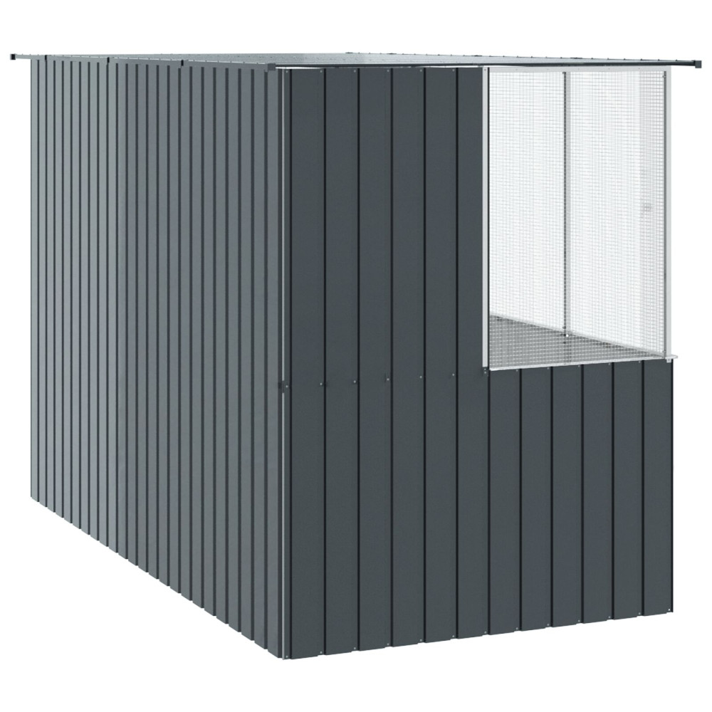 Produktbild för Fågelbur Antracit 165 x 318 x 200 cm Galvaniserat Stål