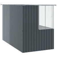 Produktbild för Fågelbur Antracit 165 x 318 x 200 cm Galvaniserat Stål