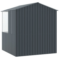 Produktbild för Fågelbur Antracit 215 x 209 x 230 cm Galvaniserat Stål