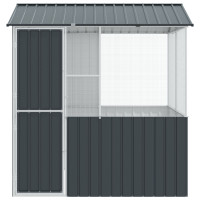 Produktbild för Fågelbur Antracit 215 x 209 x 230 cm Galvaniserat Stål