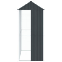 Produktbild för Fågelbur Antracit 215 x 110 x 247 cm Galvaniserat Stål