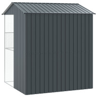 Produktbild för Fågelbur Antracit 215 x 210 x 247 cm Galvaniserat Stål
