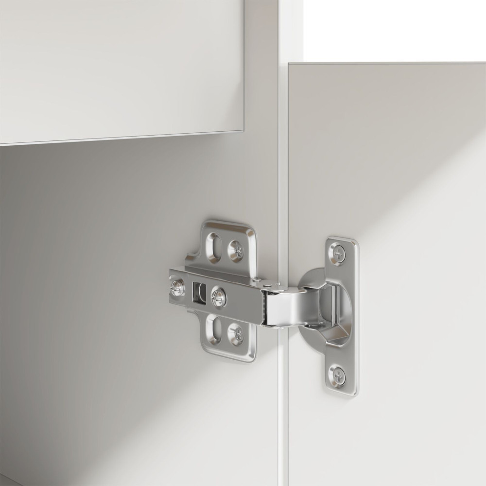 Produktbild för Skrivbord med låda Vit 140 x 49 x 76 cm Konstruerat trä