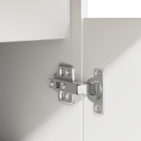 Produktbild för Skrivbord med låda Vit 140 x 49 x 76 cm Konstruerat trä