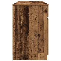 Produktbild för Skrivbord med låda Gammalt trä 140 x 49 x 76 cm Konstruerat trä