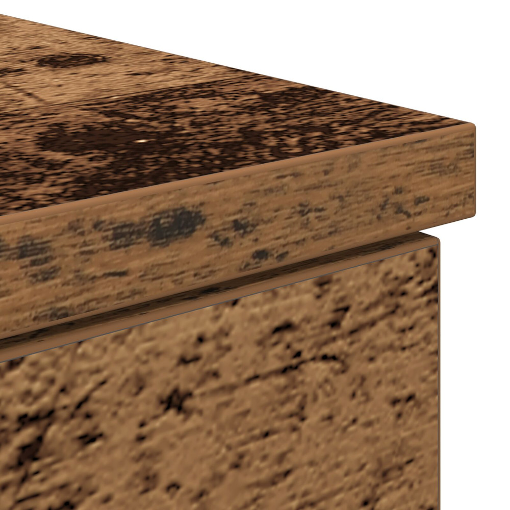 Produktbild för Skrivbord med låda Gammalt trä 140 x 49 x 76 cm Konstruerat trä