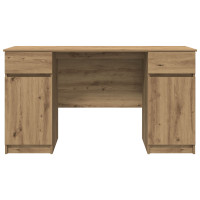 Produktbild för Skrivbord artisan ek Konstruerat trä 140 x 49 x 76 cm