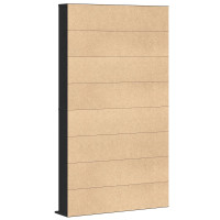 Produktbild för CD Skåp med hylla Svart Ek 101 x 23 x 177,5 cm Konstruerat trä