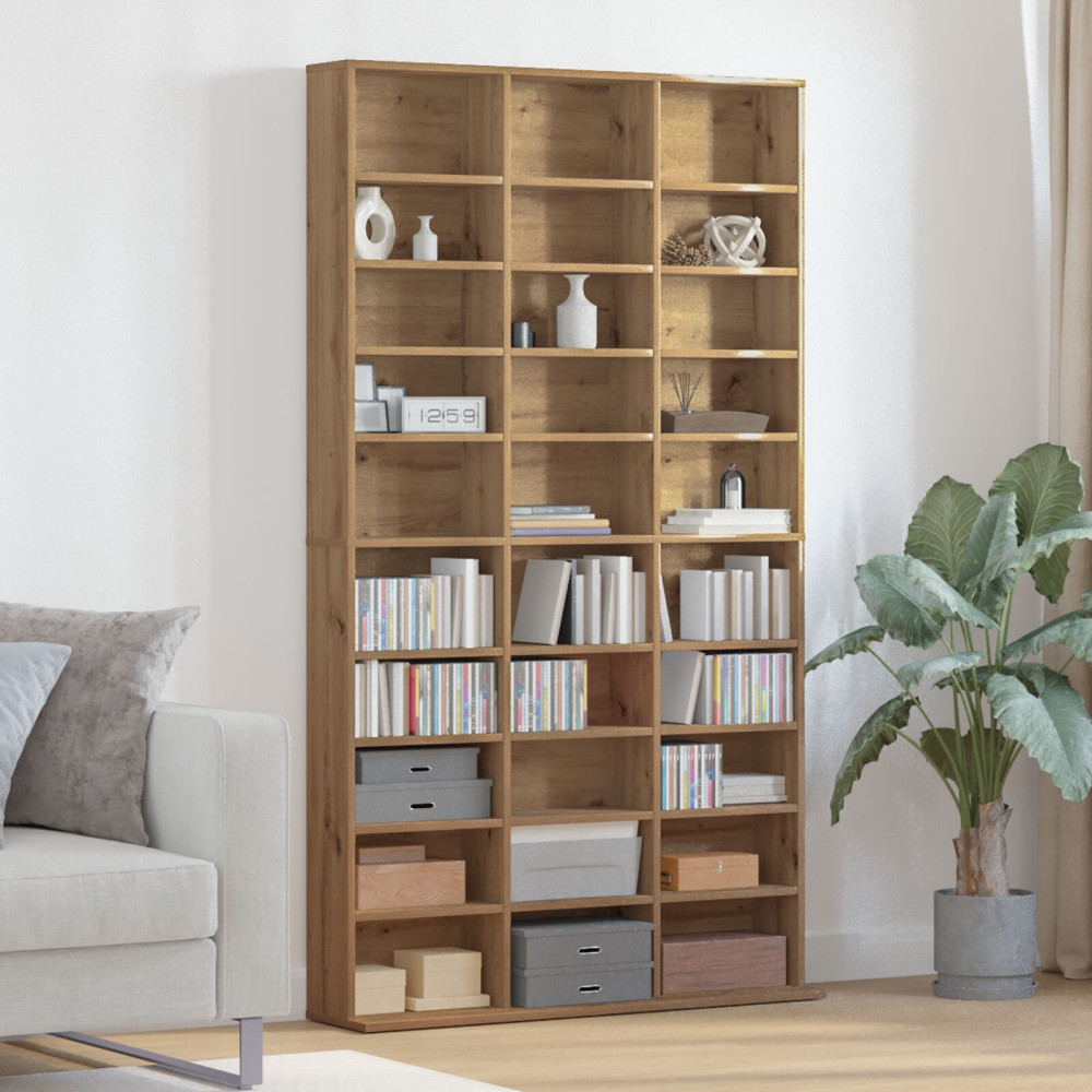 Produktbild för CD Skåp Artisan Ek 101 x 23 x 177,5 cm Konstruerat trä