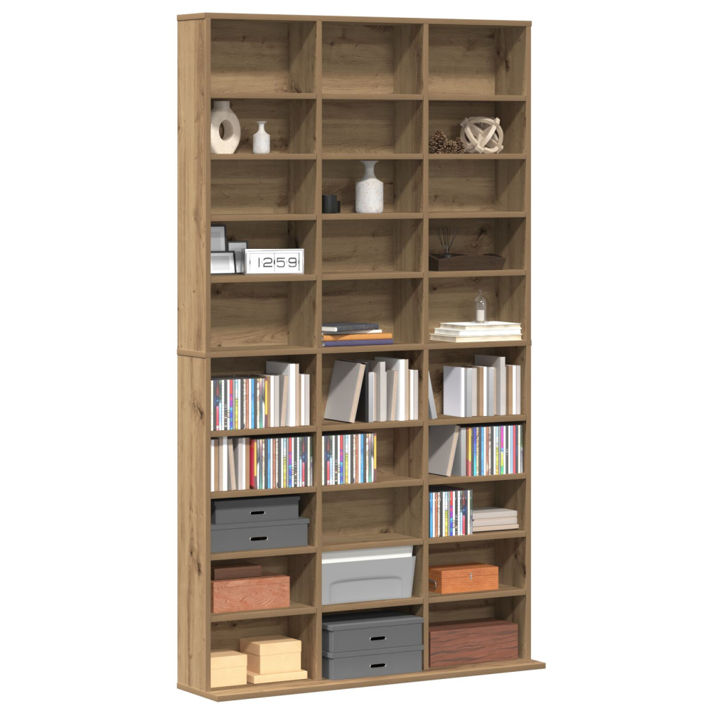 Produktbild för CD Skåp Artisan Ek 101 x 23 x 177,5 cm Konstruerat trä
