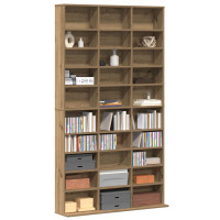 Produktbild för CD Skåp Artisan Ek 101 x 23 x 177,5 cm Konstruerat trä