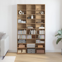 Produktbild för CD Skåp Artisan Ek 101 x 23 x 177,5 cm Konstruerat trä