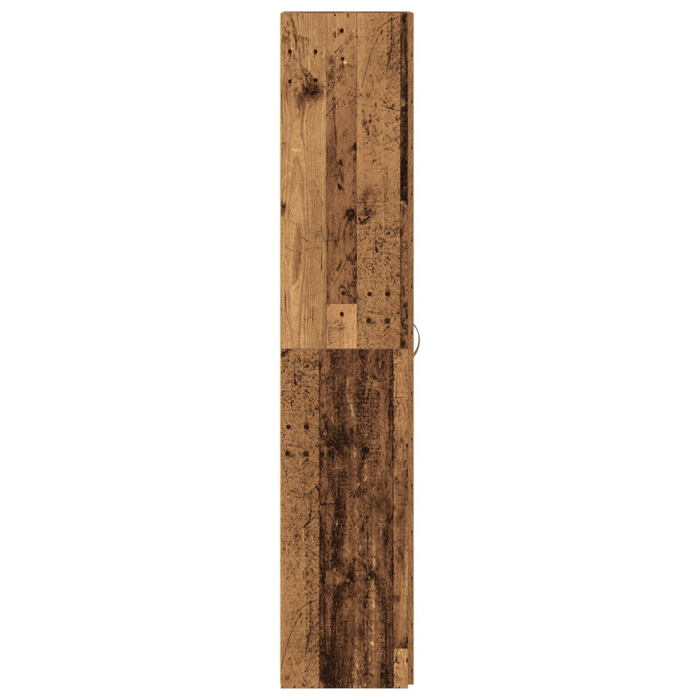 Produktbild för Skoskåp med hylla Brun 80 x 35.5 x 180 cm Konstruerat trä