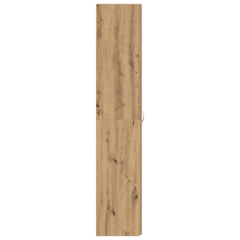 Produktbild för Skoskåp med hylla Brun 80 x 35.5 x 180 cm Konstruerat trä