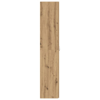 Produktbild för Skoskåp med hylla Brun 80 x 35.5 x 180 cm Konstruerat trä