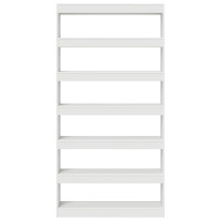 Produktbild för Bokskåp Vit 100 x 30 x 198 cm Konstruerat trä