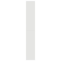Produktbild för Bokskåp Vit 100 x 30 x 198 cm Konstruerat trä