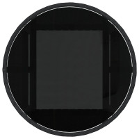 Produktbild för Trädgårdsmöbelset 3 pcs Svart konstrotting