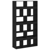 Produktbild för Bokskåp 2 pcs Svart Ek 100 x 33 x 93,75 cm Konstruerat trä