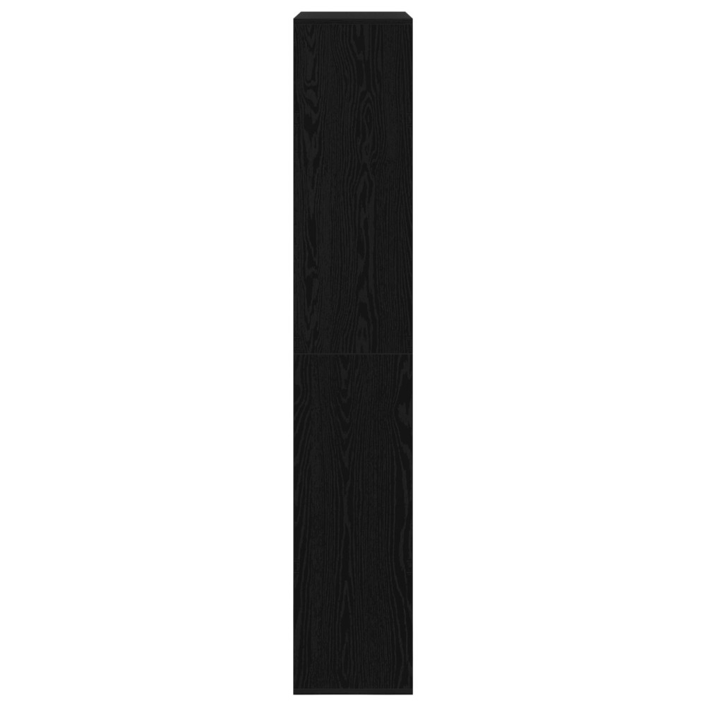 Produktbild för Bokskåp 2 pcs Svart Ek 100 x 33 x 93,75 cm Konstruerat trä