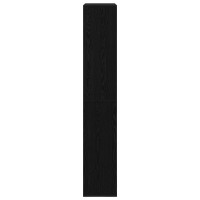 Produktbild för Bokskåp 2 pcs Svart Ek 100 x 33 x 93,75 cm Konstruerat trä