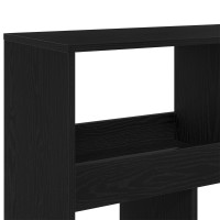 Produktbild för Bokskåp 2 pcs Svart Ek 100 x 33 x 93,75 cm Konstruerat trä