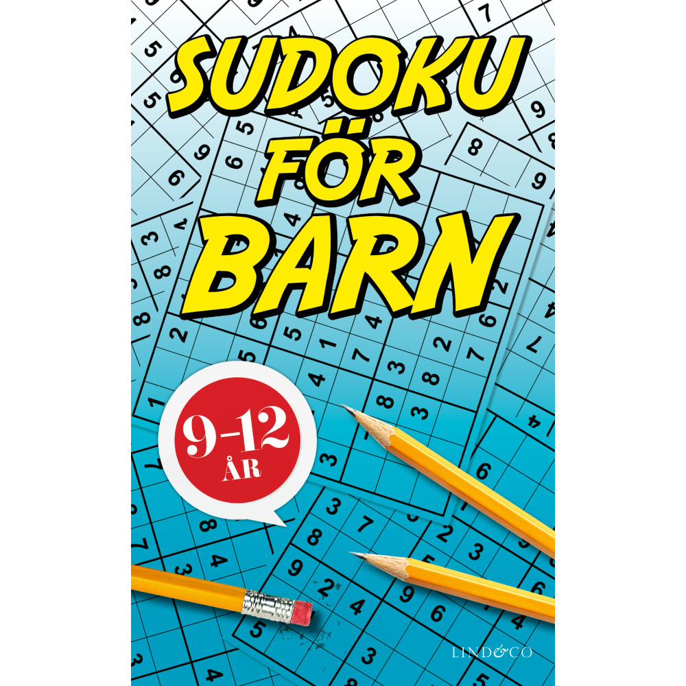 Produktbild för Sudoku för barn 9-12 år (pocket)