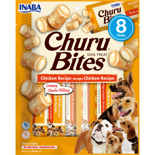 Churu Dog Bites Chicken wraps 8x12g