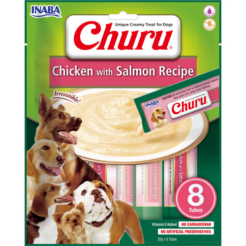 Churu Dog Creamy Chicken with Salmon 8x20g
